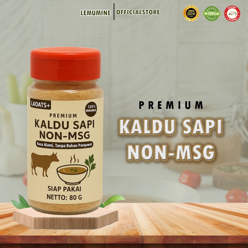 

Kaldu Sapi Bubuk Non MSG Non Pengawet Masakan Lezat Sehat Laoats