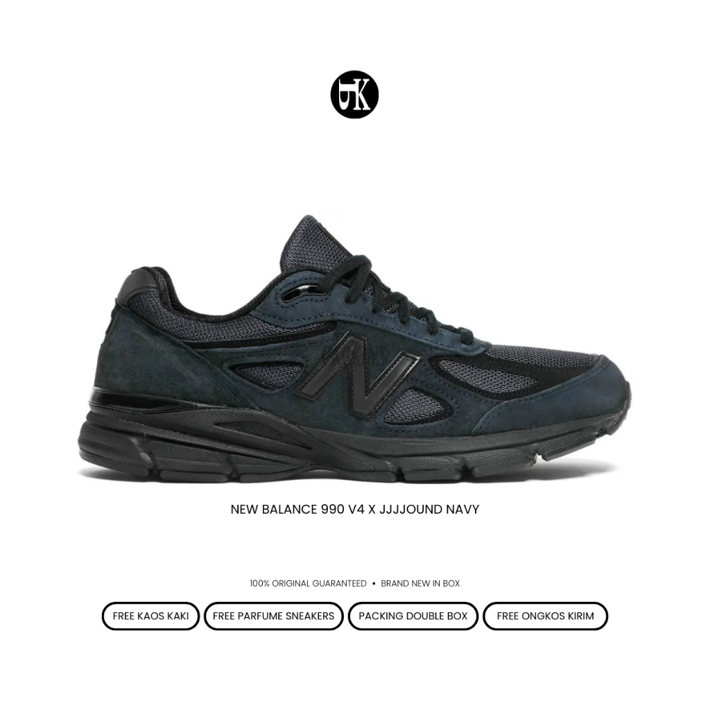 Sepatu New Balance 990 V4 X JJJJound Navy Black Brand New in Box