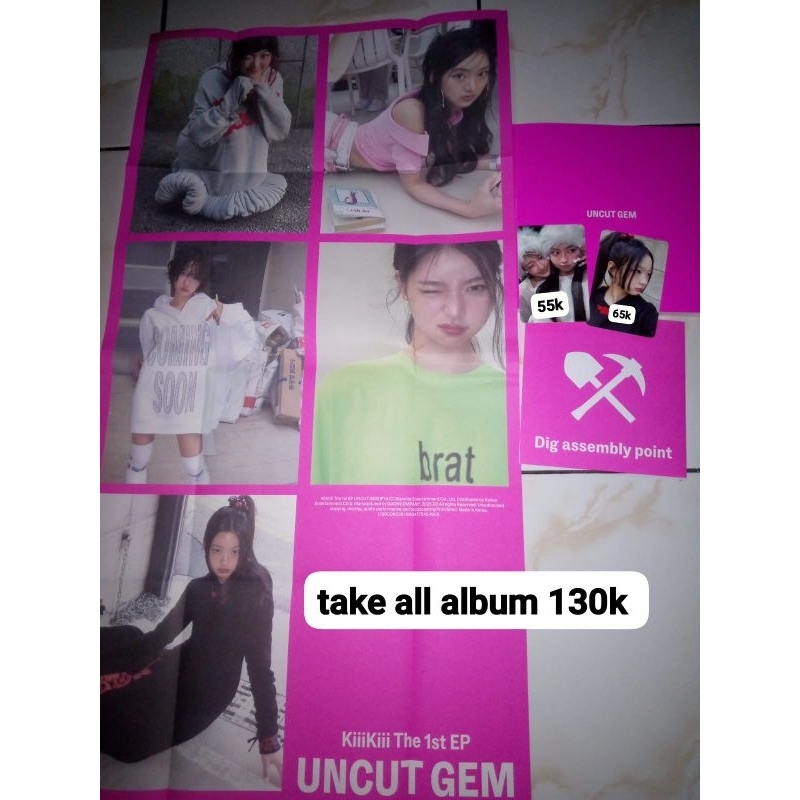 album only & photocard official kiiikiii