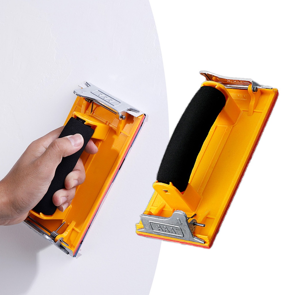 Pegangan amplas manual Tatakan Alat Sanding Pad Sander Block dengan gagang  Dudukan Amplas Kotak
