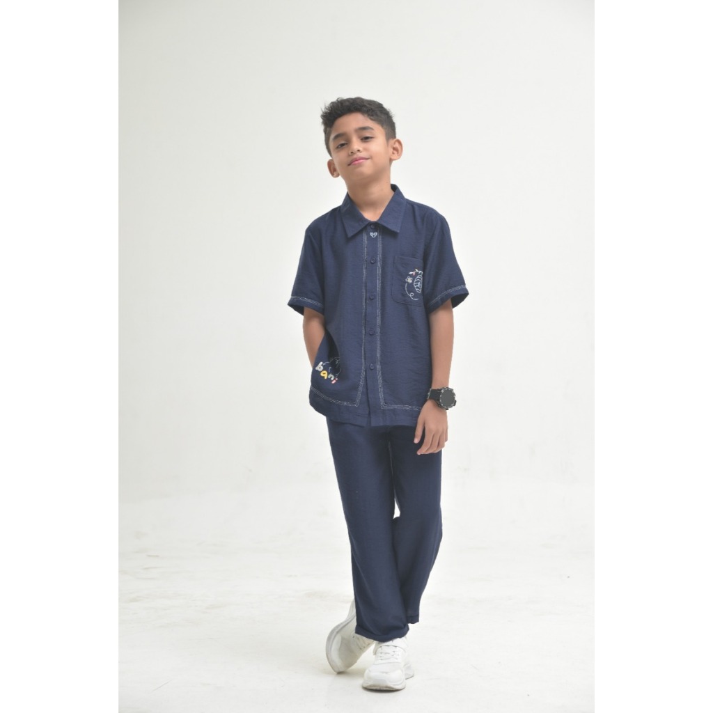 Bani Batuta - Setelan Kemkid Mohafaza Baju Anak Atasan + Bawahan Pria