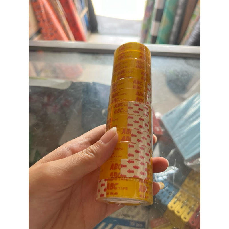 

ISOLASI KERTAS KADO BENING 12mmx10Yard Kualitas oke