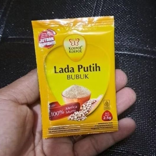 

LADA PUTIH BUBUK 2.5g koepoe - koepoe