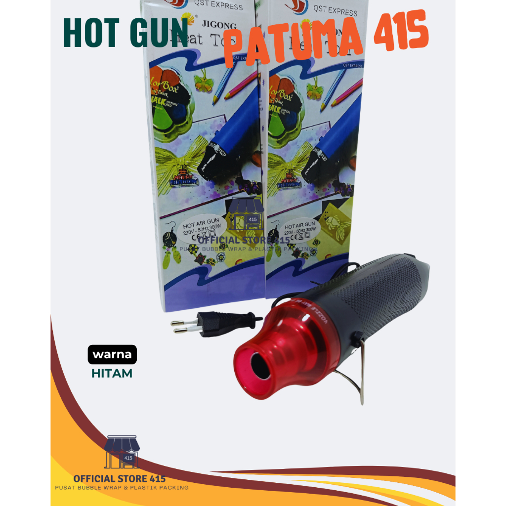 

Heat Gun / Alat Srinking Pemanas Karet Bakar dan Segel Plastik / Hot Gun