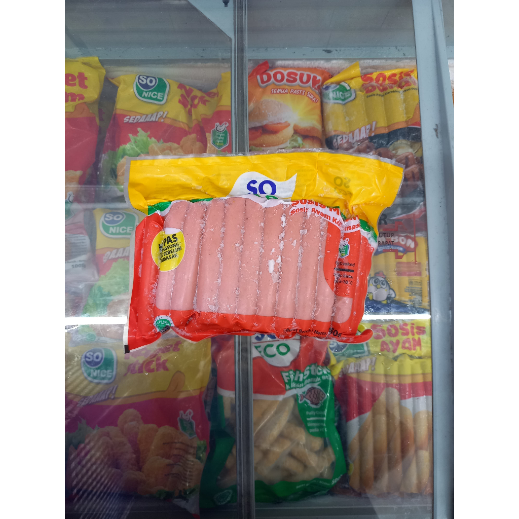 

Frozenfood SO ECO Sosis Ayam Merah 750gr