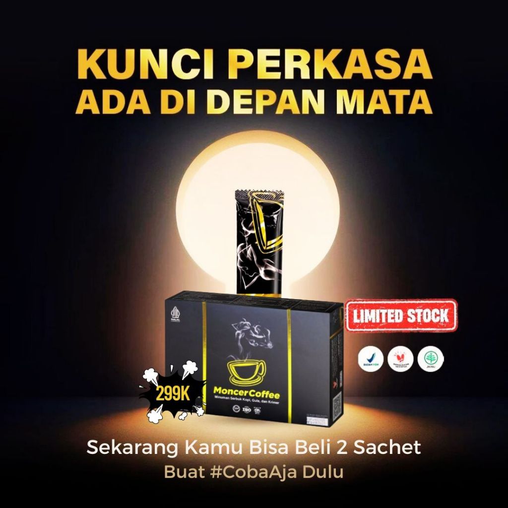 

NF Moncer Coffee Original Asli 1 Box Sudah Resmi Bpom | Coffee Penambah Stamina