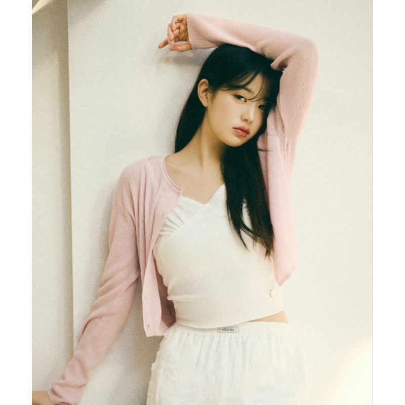 Rola-Rola Basic Linen Cardigan Pink