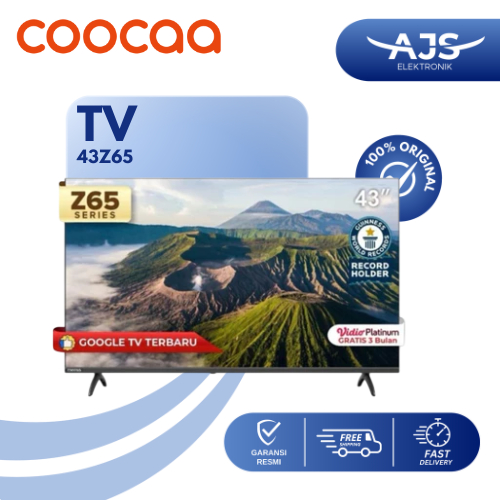 TV COOCAA 43 inch GOOGLE TV-2K LED-TV (COOCAA 43Z65)