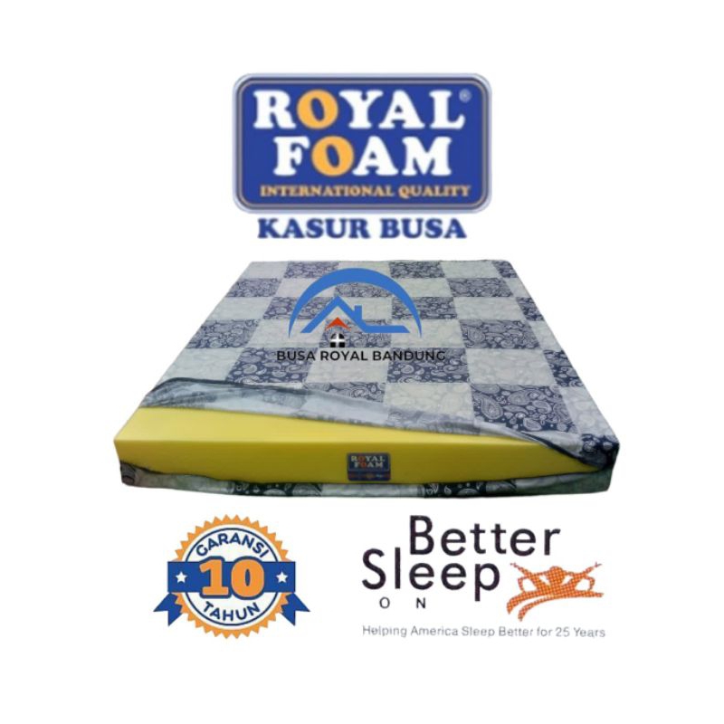 Holly Dstore 160X200X20 Kasur Busa Royal Foam Kasur Anti Kempes Kasur Royal Ori Kasur Bergaransi