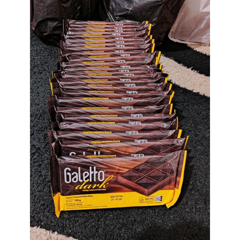 

Colatta Galetto Dark Chocolate 180gr Brownies Haan 230gr