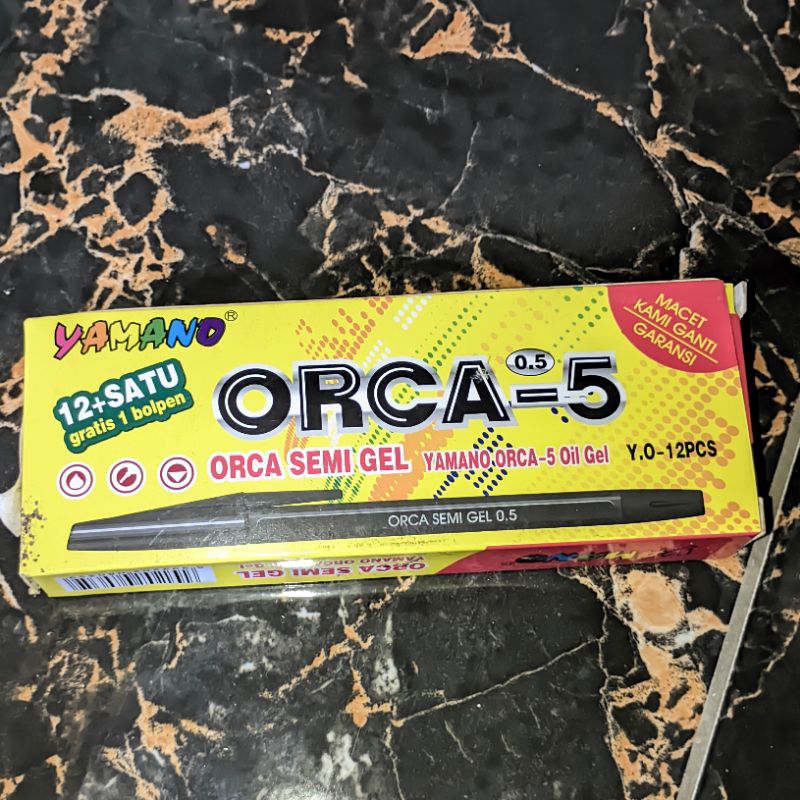 

Gel Pen Yamano Orca-5 Semi Gel 12pcs