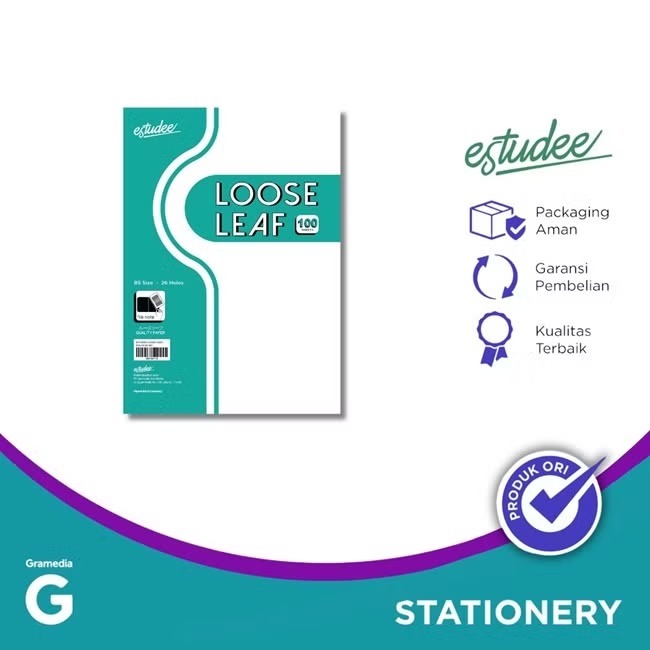 

Gramedia Samarinda - Estudee Loose Leaf I Polos B5 100
