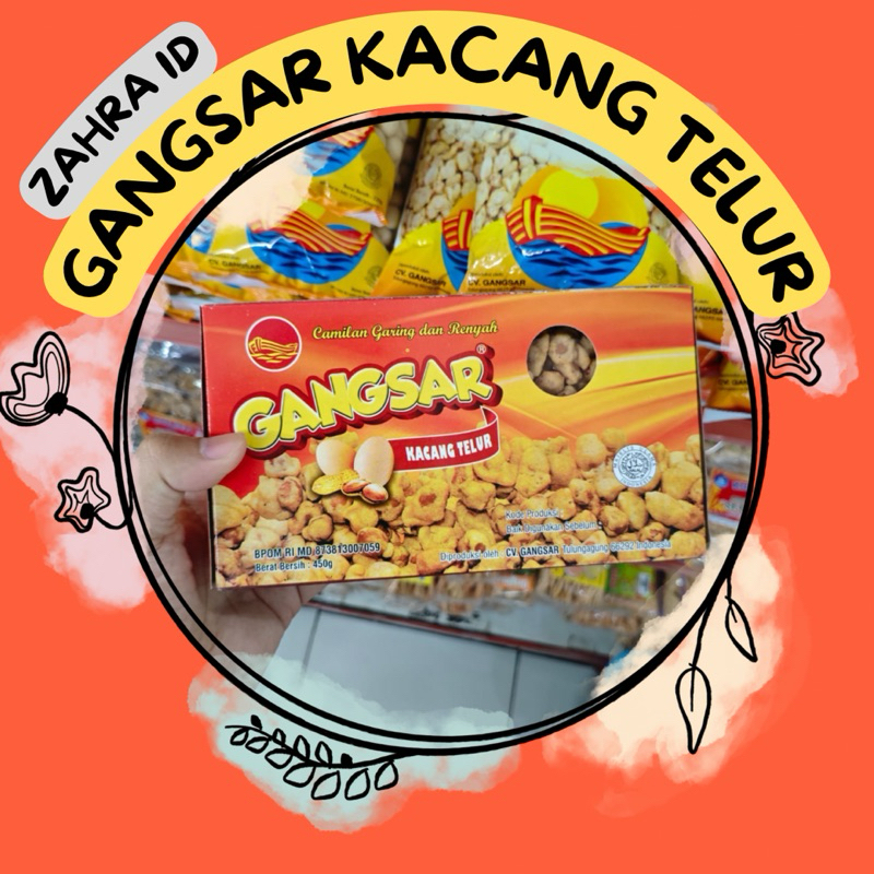 

450GR GANGSAR KACANG TELUR / KACANG ATOM / KACANG PANGGANG ALA BANGKOK - GANGSAR TULUNGAGUNG