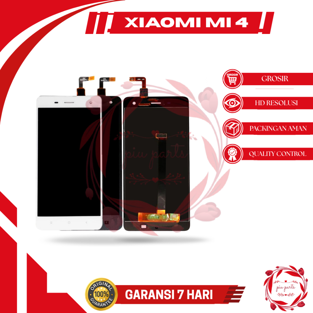 LCD Xiaomi Mi4 - Mi 4 LTE 4G - Mi4W Mi 4W TOUCHSCREEN FULLSET COMPLETE ORIGINAL