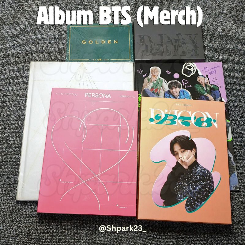 [Baca Deskripsi] ALBUM BTS OFFICIAL | GOLDEN JUNGKOOK | PERSONA 3 | DECOKIT | D-DAY | MOTS ONE | MOT