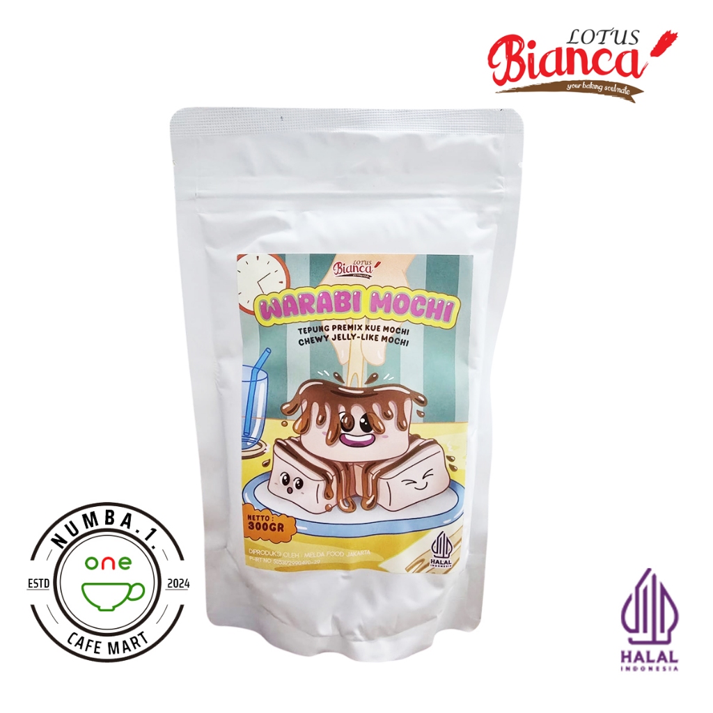 

300gr Bianca Lotus Warabi Mochi Premix (tepung mochi warabi)
