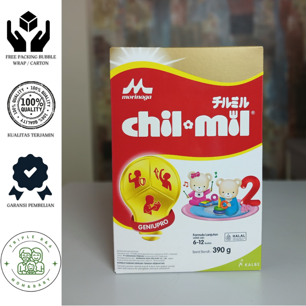 

Chil Mil 390gr/Susu bayi 6-12bln/390gr/Chil mil2/Morinaga