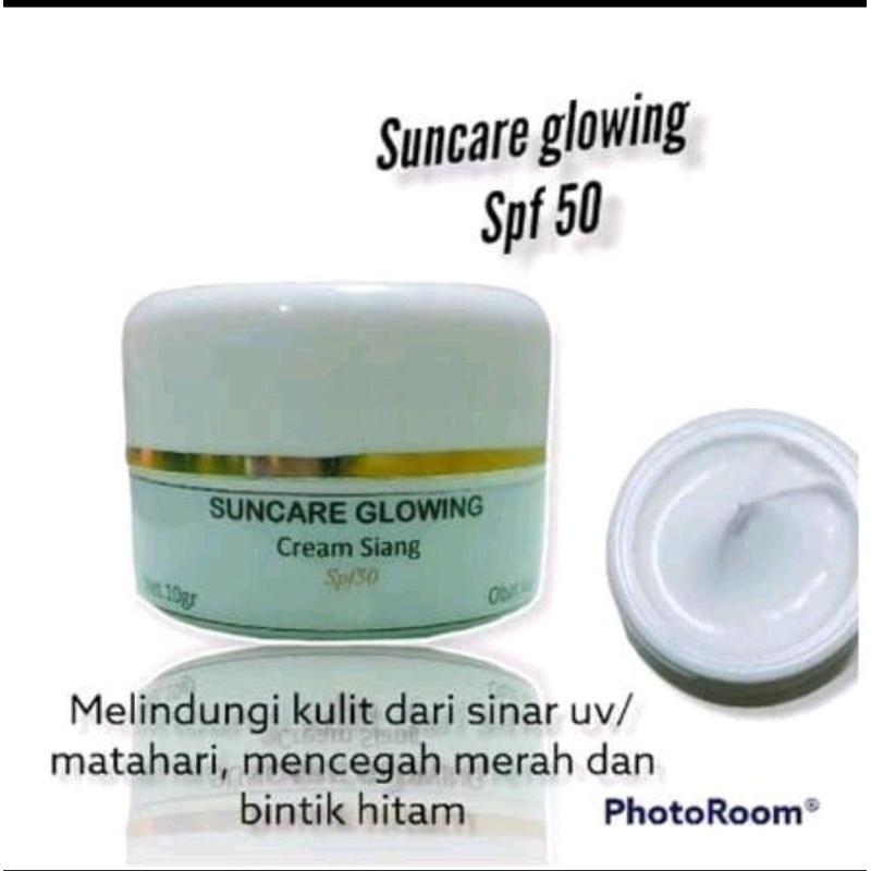 ECER GLOWING FLEK SIANG,CREM MEMBANDEL
