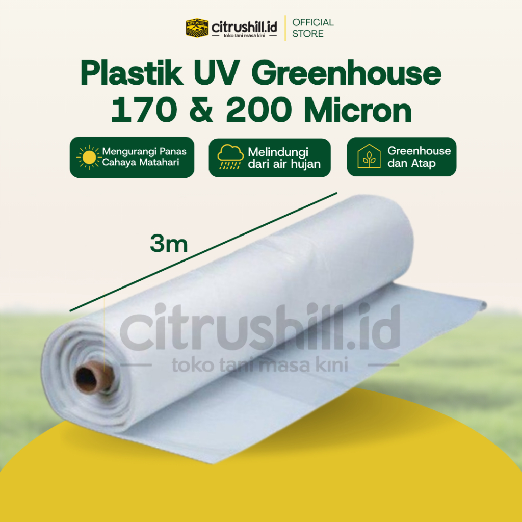 Podomoro Tok Tok Plastik Uv Greenhouse 200 Micron Tebal Hidroponik Untuk Kolam Ikan Anggur Atap