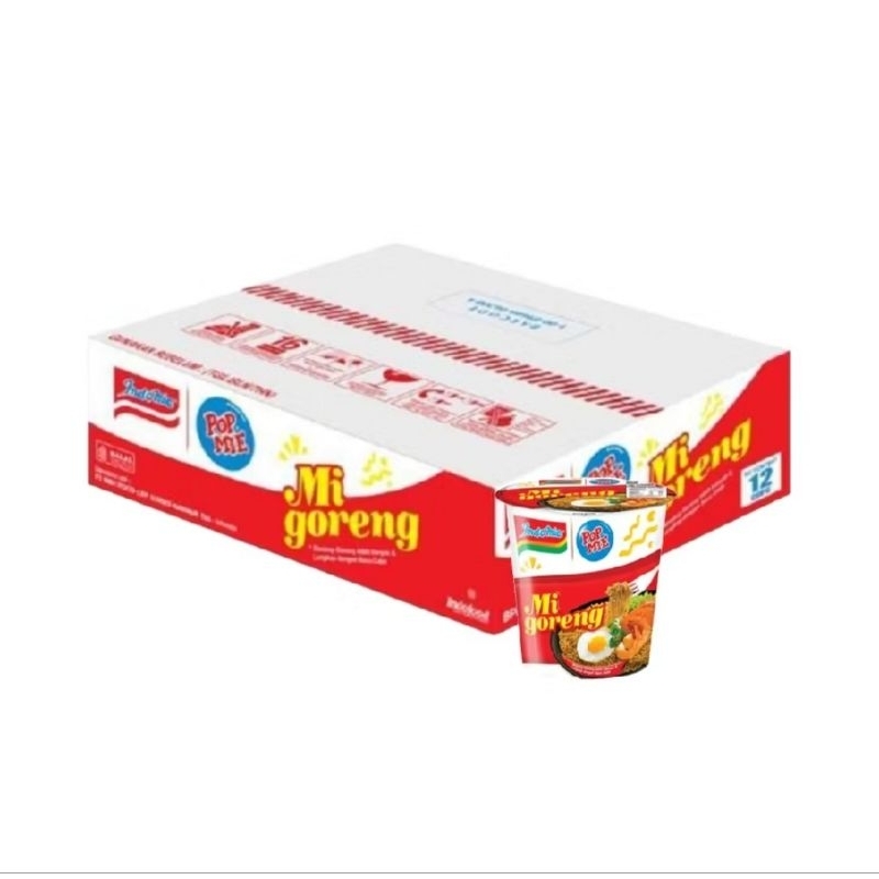 

1 Dus isi 12 cup - Pop mie mi goreng 80 gr