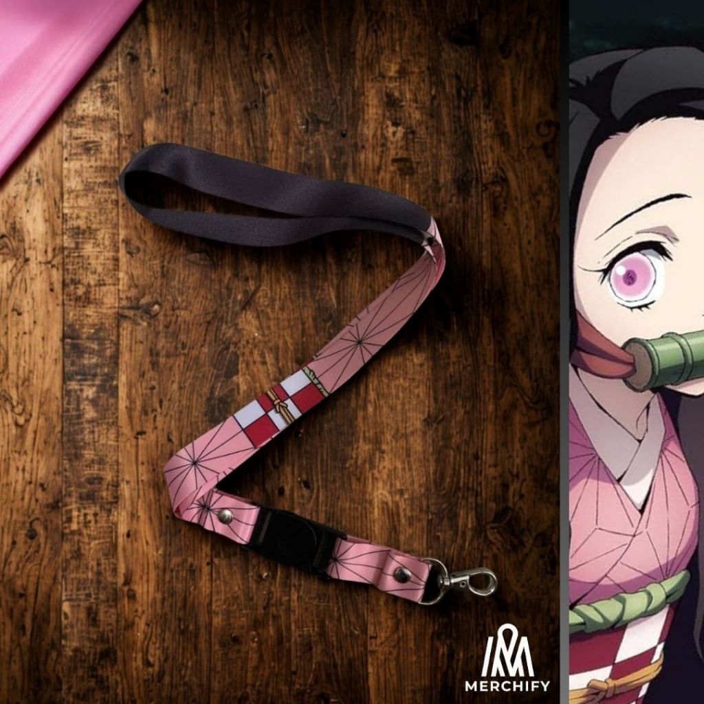 

Lanyard NEZUKO Demon Slayer Anime Merchandise Tali ID Card (unofficial)