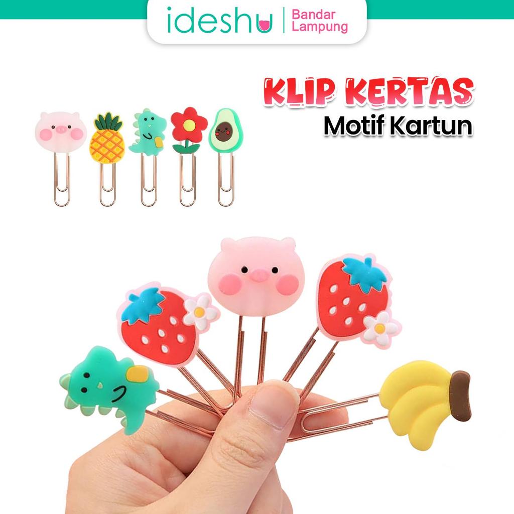 

Penjepit Kertas Cartoon SET isi 5 Paper Clip Klip Kertas Lucu 532