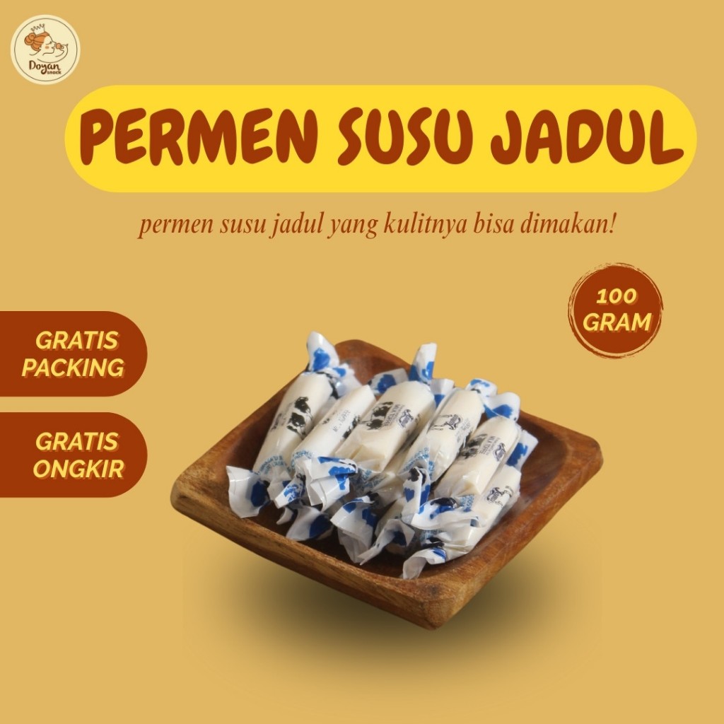 

PERMEN SUSU JADUL/PERMEN SUSU 100G