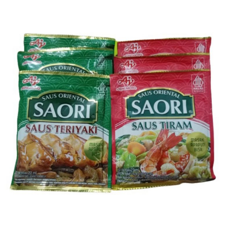 

SAORI Saus Tiram Oriental Oyster Sachet 23 ml ( 3 pcs)