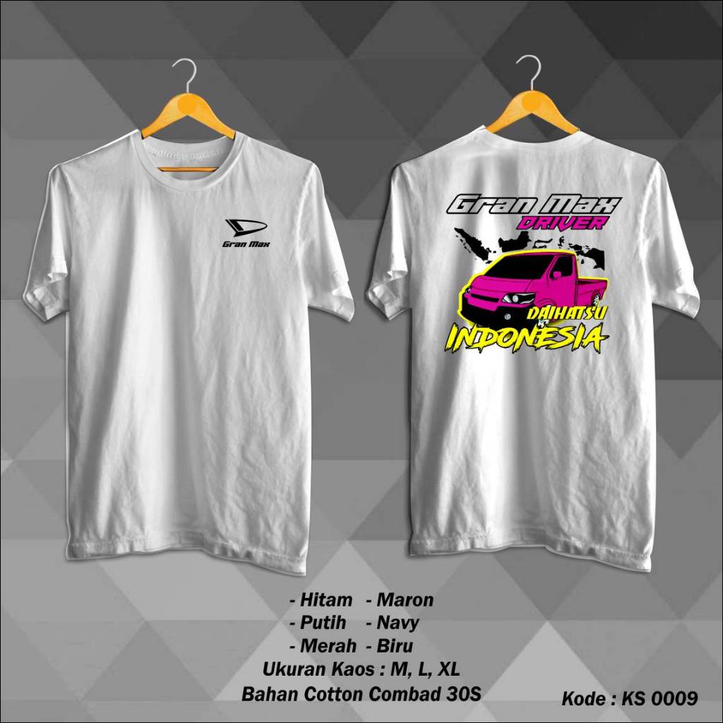 Kaos Grand Max Driver Indonesia | Tshirt Best Seller | Desain Tema Grand Max