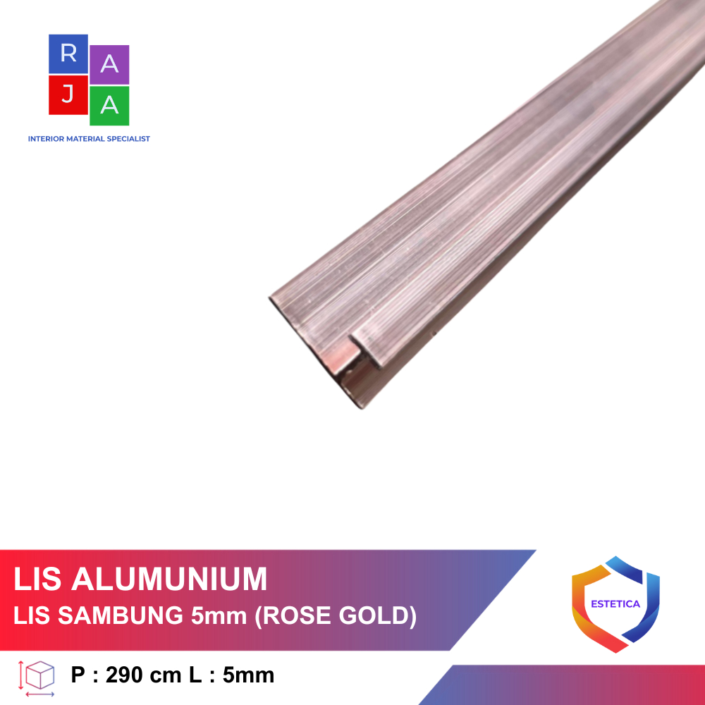 Lis Sambung aluminium Untuk Panel Marmer PVC dan wallboard