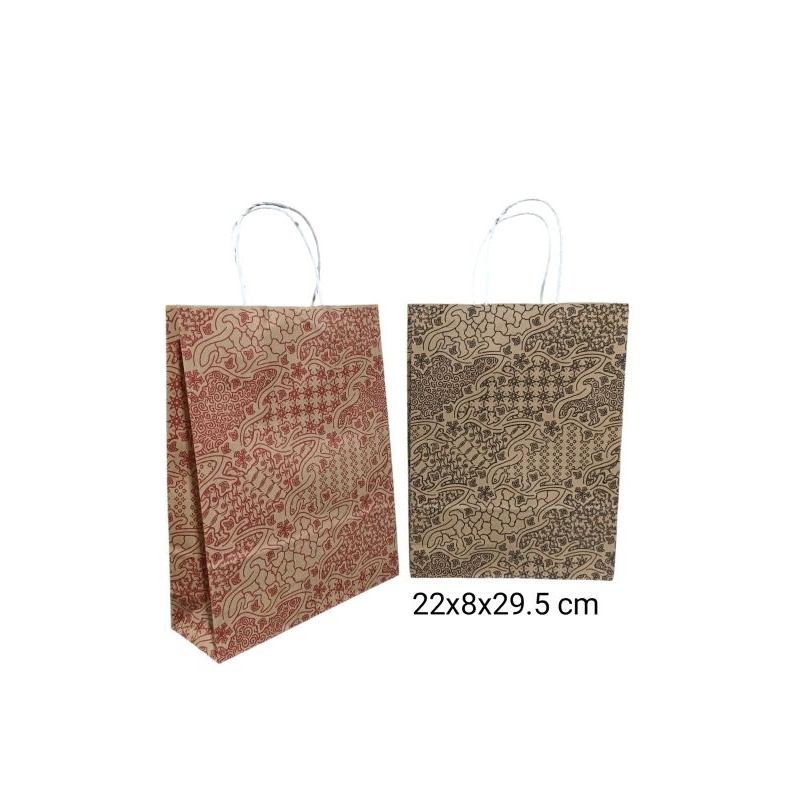 

paper bag batik 22x8x29,5 cm isi 20 PC ✓ BLK