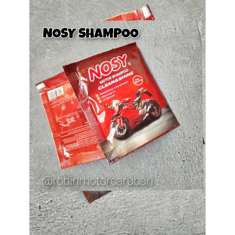 SAMPO SHAMPO SHAMPOO MOTOR MOBIL NOSY SACHET 25ML // KIT SHAMPO SACHET SASETAN 15ML