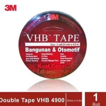 

double tape 3m VHB 24mm x 4,5m original bangunan dan otomotif