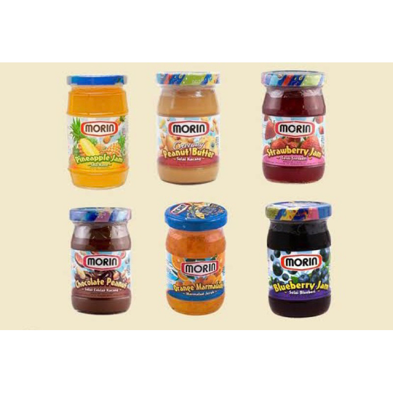 

morin selai 170g - morin selai botol kaca - selai morin