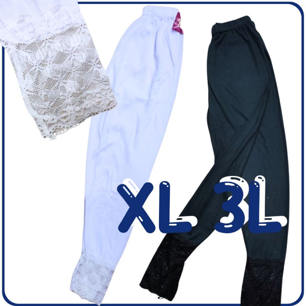 Legging Polos Wanita Androk Daleman Kulot Celana Panjang Muslimah JUMBO Perlengkapan Haji Umroh OEMA