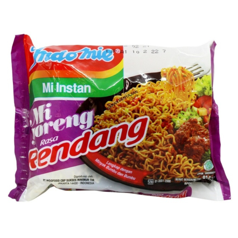 

(1 karton)Mie instan Indomie Rendang 85gr (isi 40 Bungkus)