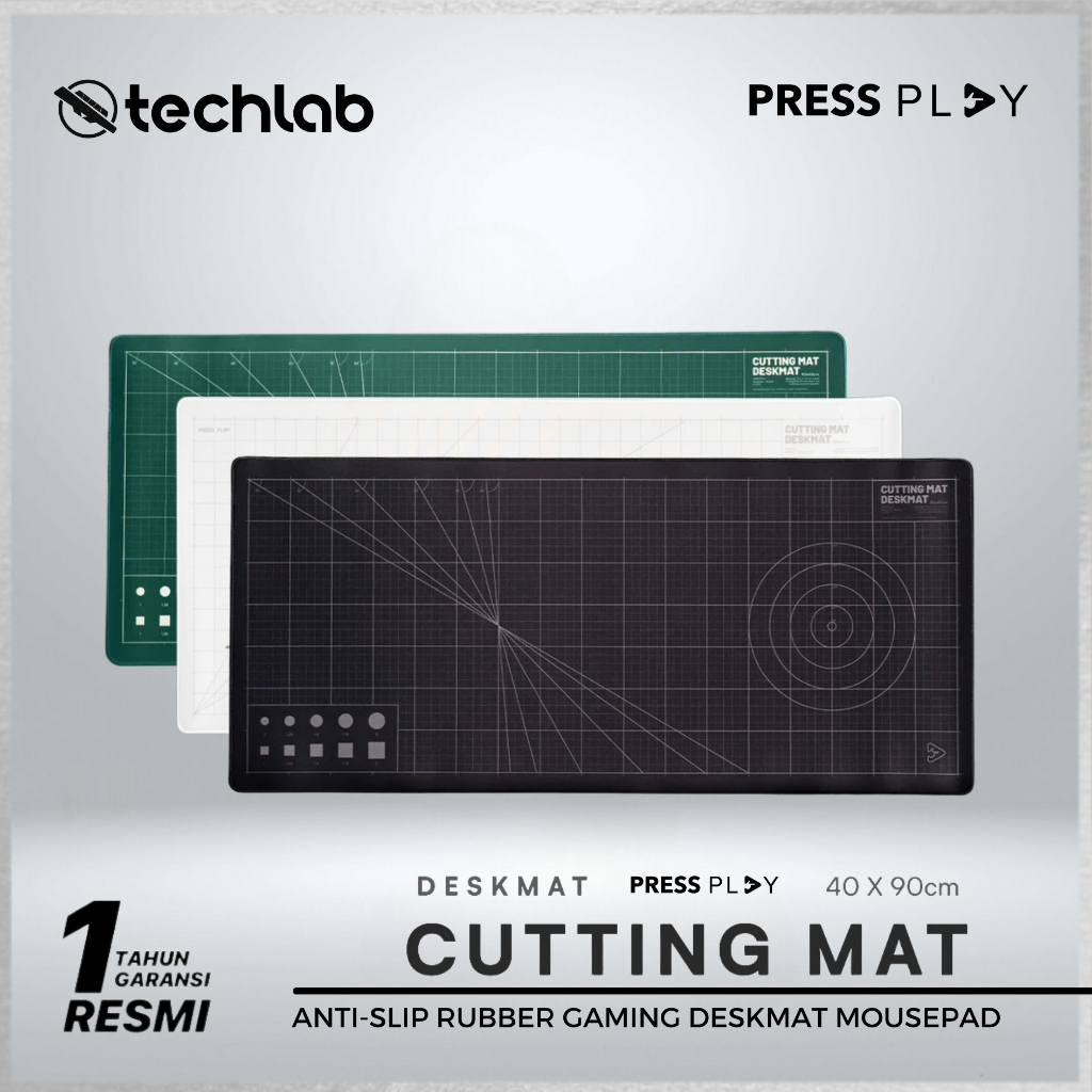 Press Play Cutting Mat Deskmat Gaming Mousepad Desk Mat by Pressplay