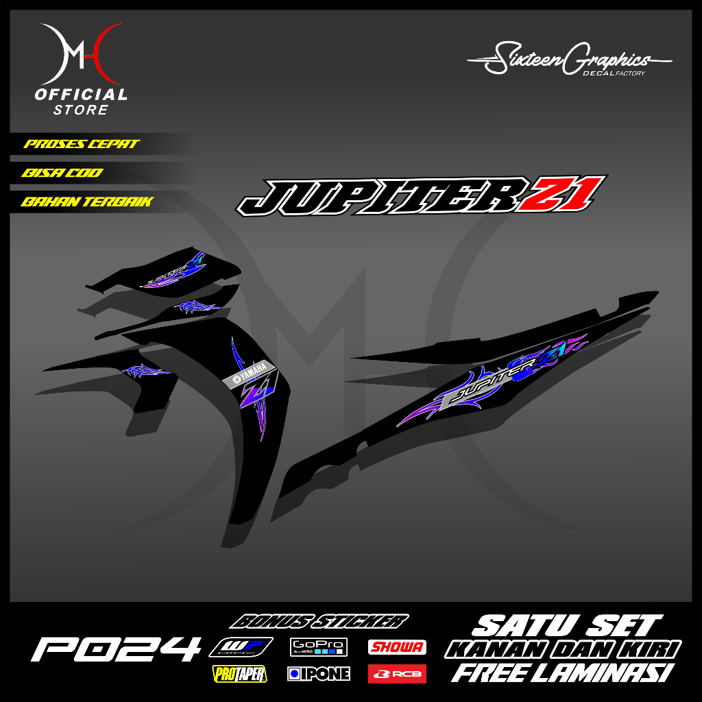 STRIPING JUPITER Z1 STIKER MOTOR YAMAHA JUPITER Z1 LIST VARIASI KEREN