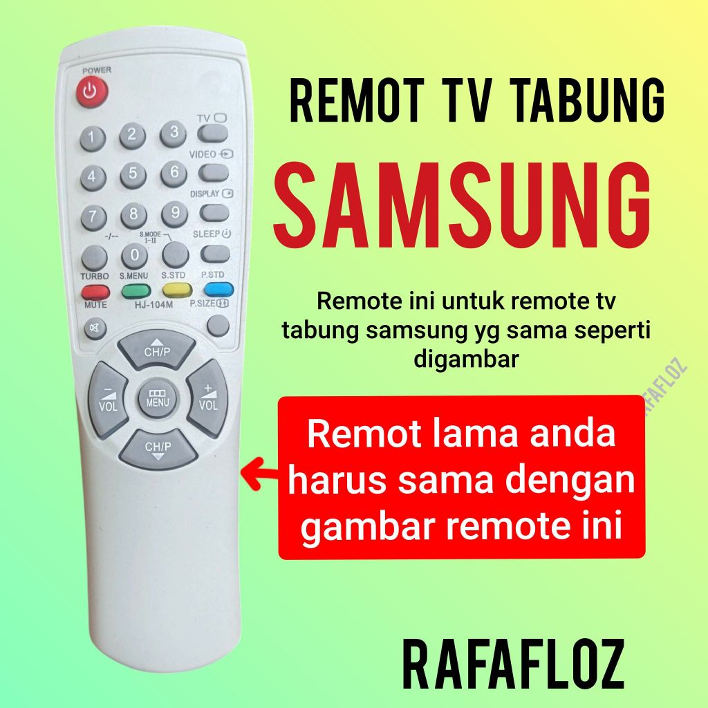 Remote Tv SAMSUNG Tabung Rca Layar Kaca