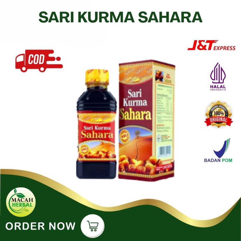 

MACAH HERBAL - SARI KURMA SAHARA 330 gram