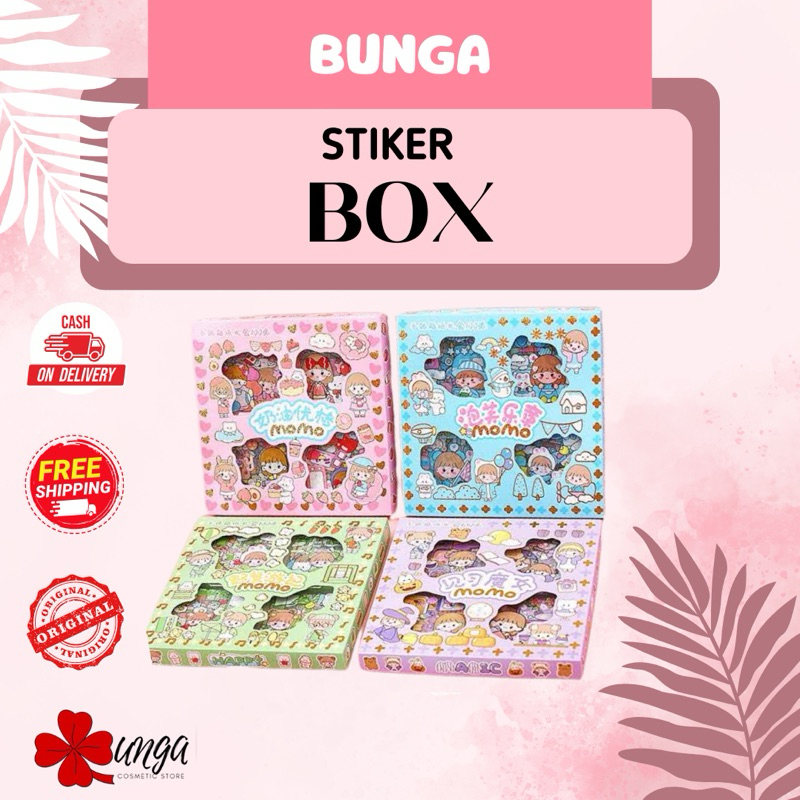

[READY] Stiker Box Anne Momo Botol Minum Stiker Viral 2D Stiker Botol Gemoy Stiker Kartun