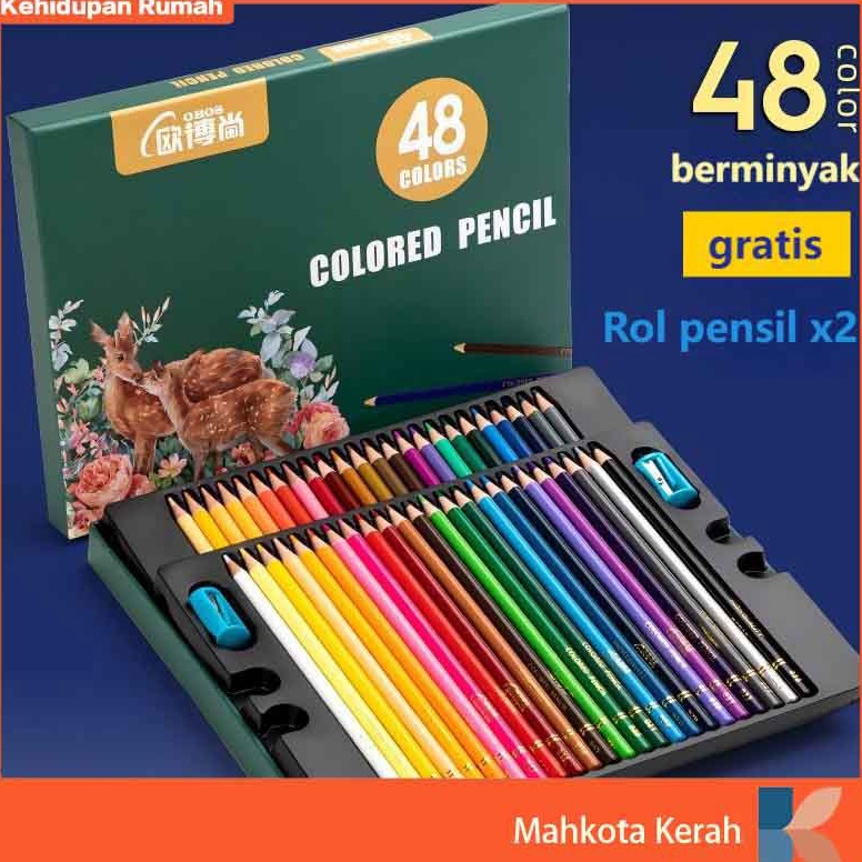 

KODE I83C High Grade Oil Pencil Color Pensil Warna Minyak 4872 Warna