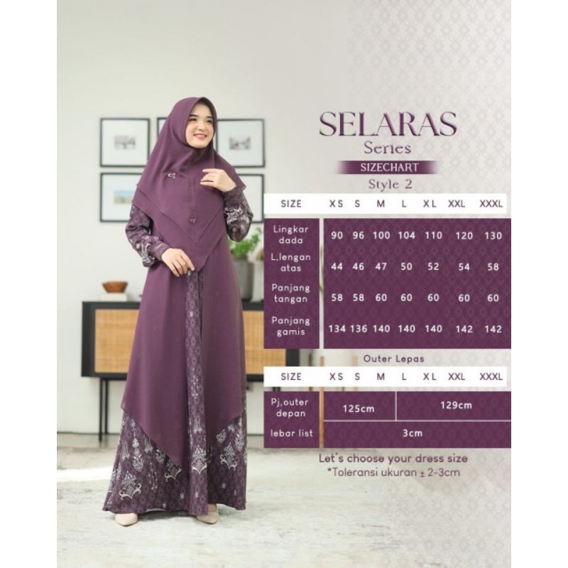 Selaras sarimbit salvina hijab