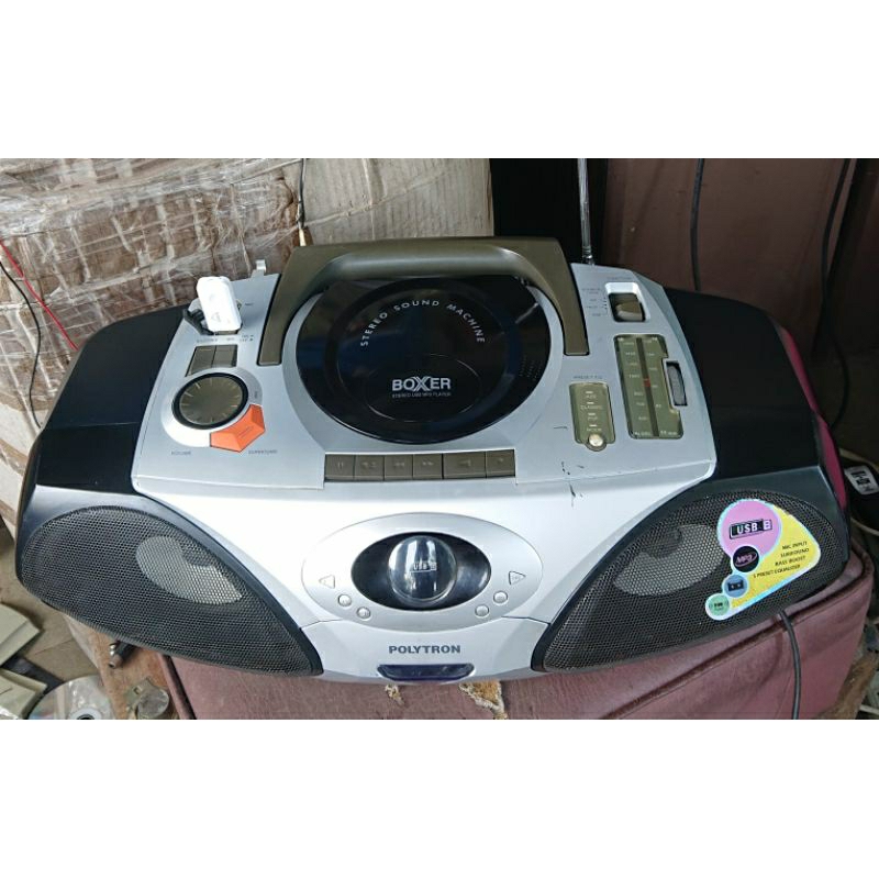 Tape compo POLYTRON Boxer (USB, Tape, Radio Dan Receiver Bluetooth)