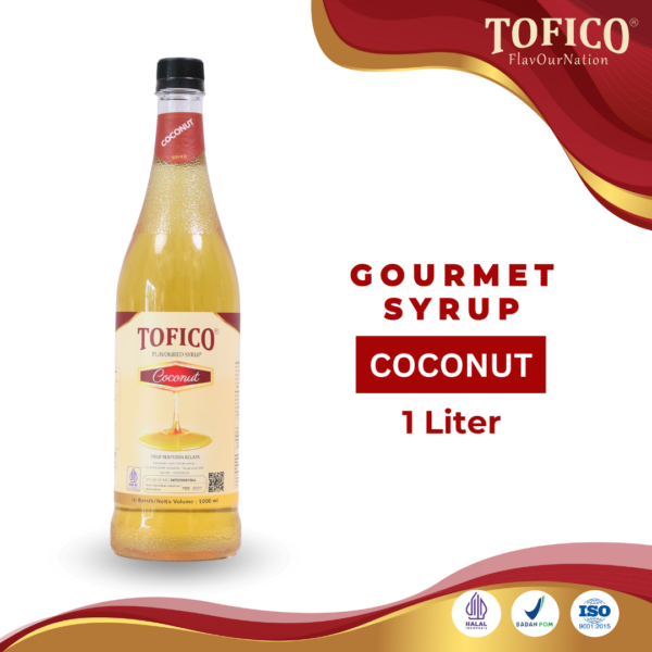 

Tofico Coconut Syrup - Sirup Premium Rasa Kelapa 1000 ml MINUMAN CAFE KEKINIAN