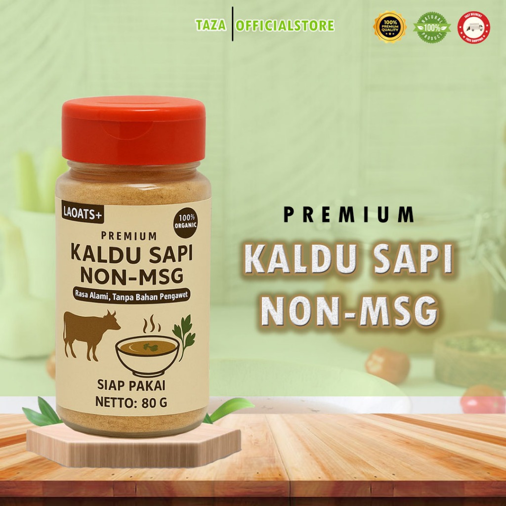 

Kaldu Sapi Bubuk Non MSG Non Pengawet Masakan Lezat Sehat Laoats