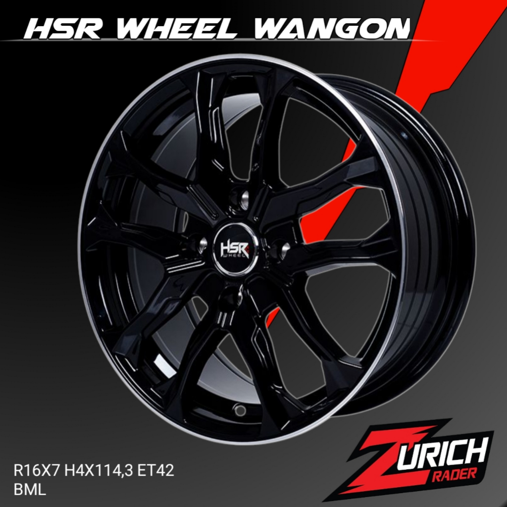 Velg Mobil Racing Lgx Livina Panther Avanza Xenia Ring 16 Hsr Wheel Wangon Pcd 4x114,3