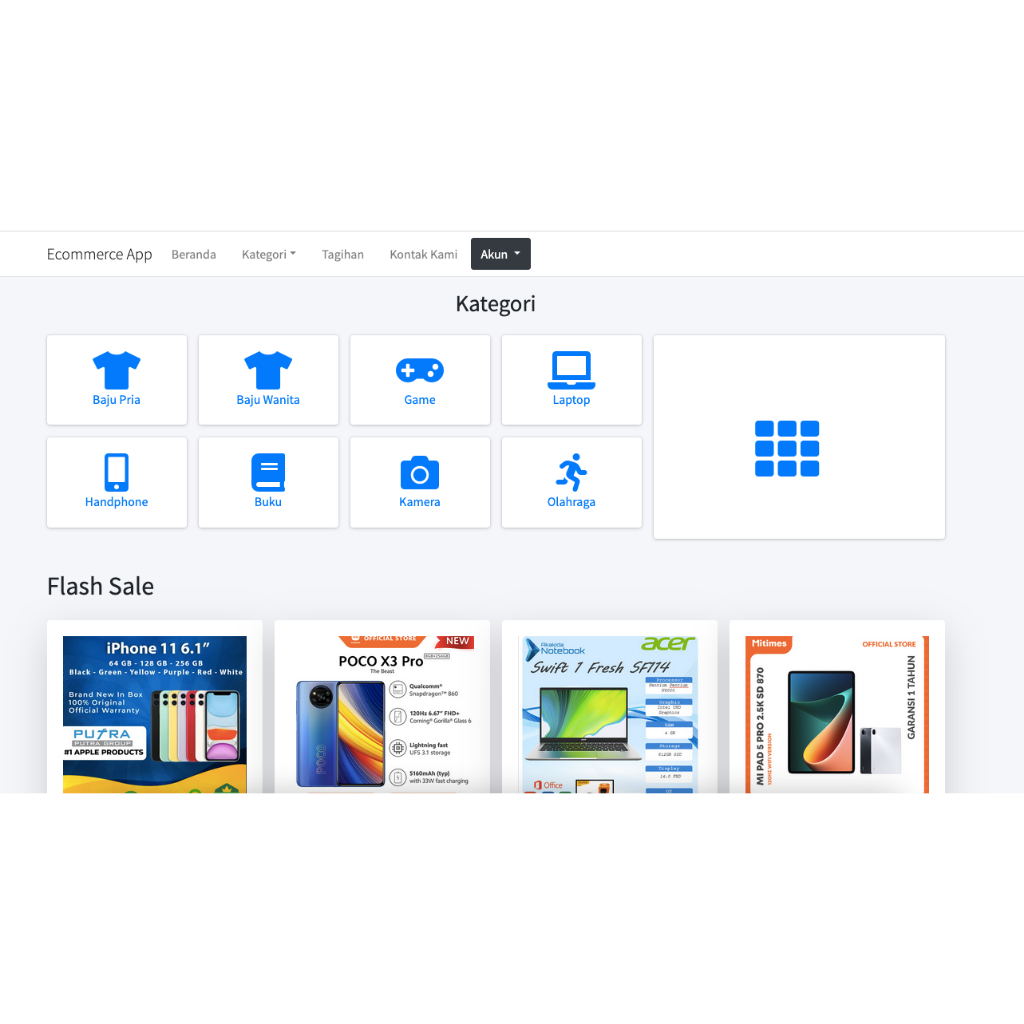 Source Code Website E-Commerce Premium (PHP + MySQL) - Toko Online Lengkap + Admin Panel