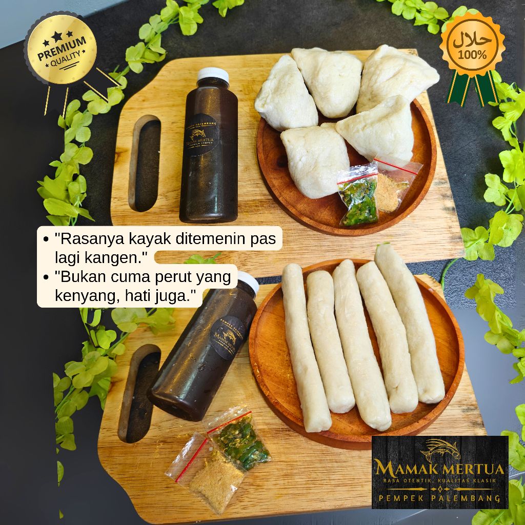 

Pempek Mamak mertua - paket dikangenin mertua | 10 Pempek Besar Mix, Halal & Premium