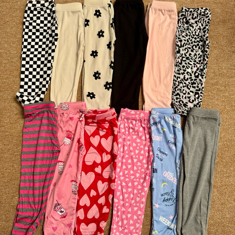 Legging Anak Perempuan Motif dan Polos Usia 1-2 Tahun | Legging Anak | Legging Motif Lucu | Legging 